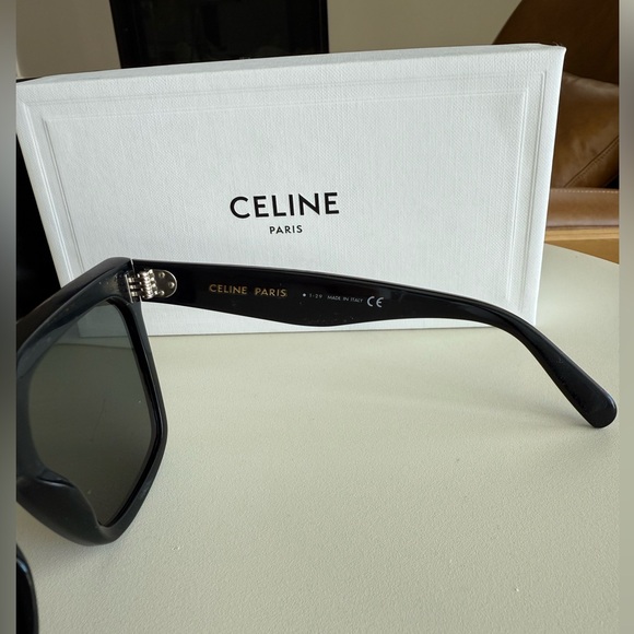 Celine Oversized Square Frame Acetate Sunglasses - Picture 12 of 12